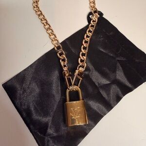 Louis Vuitton Padlock & Unbranded Chain (no key)